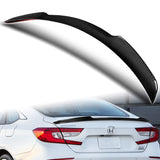 V-Style Rear Trunk Lip Spoiler Wing For 2018-2023 Honda Accord 4-DR / Sedan -Real Carbon Fiber