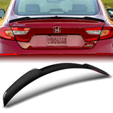 V-Style Rear Trunk Lip Spoiler Wing For 2018-2023 Honda Accord 4-DR / Sedan -Real Carbon Fiber