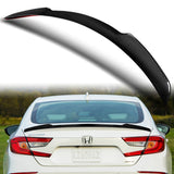 V-Style Rear Trunk Lip Spoiler Wing For 2018-2023 Honda Accord 4-DR / Sedan -Real Carbon Fiber