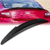 V-Style Rear Trunk Lip Duckbill Spoiler Wing For 2013-2017 Honda Accord 2-DR / Coupe -Real Carbon Fiber