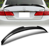 V-Style Rear Trunk Lip Duckbill Spoiler Wing For 2013-2017 Honda Accord 4-DR / Sedan -Real Carbon Fiber