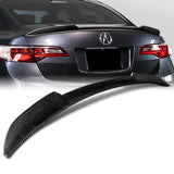 V-Style Rear Trunk Lip Duckbill Spoiler Wing For 2013-2018 Acura ILX 4-DR / Sedan -Real Carbon Fiber