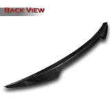 V-Style Rear Trunk Lip Spoiler Wing For 2022-2024 Honda Civic Hatchback -Real Carbon Fiber