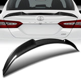 V-Style Rear Trunk Lip Duckbill Spoiler Wing For 2018-2022 Toyota Camry XLE XSE SE -Real Carbon Fiber