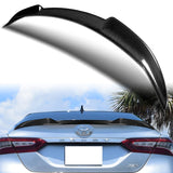 V-Style Rear Trunk Lip Duckbill Spoiler Wing For 2018-2022 Toyota Camry XLE XSE SE -Real Carbon Fiber