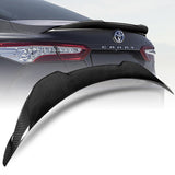 V-Style Rear Trunk Lip Duckbill Spoiler Wing For 2018-2023 Toyota Camry -Real Carbon Fiber