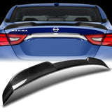 V-Style Rear Trunk Lip Duckbill Spoiler Wing For 2016-2023 Nissan Maxima 4-DR / Sedan -Real Carbon Fiber