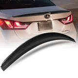 OE-Style Rear Trunk Lip Duckbill Spoiler Wing For 2013-2020 Lexus GS300 GS350 GS200t GS-F 4-DR / Sedan -Real Carbon Fiber