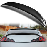 STP-Style Rear Trunk Lip Duckbill Spoiler Wing For 2003-2007 Infiniti G35 2-DR / Coupe -Real Carbon Fiber