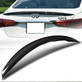 STP-Style Rear Trunk Lip Duckbill Spoiler Wing For 2014-2021 Infiniti Q50 4-DR / Sedan -Real Carbon Fiber