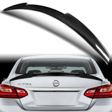 V-Style Rear Trunk Lip Duckbill Spoiler Wing For 2016-2018 Nissan Altima 4-DR / Sedan -Real Carbon Fiber