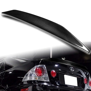 VIP-Style Rear Trunk Lip Duckbill Spoiler Wing For 2001-2005 Lexus IS300 -Real Carbon Fiber