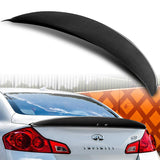 Sport-Style Rear Trunk Lip Spoiler Wing For 2007-2013 Infiniti G25 G37 4-DR / Sedan -Real Carbon Fiber