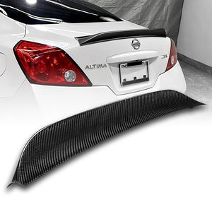 NS-Style Rear Trunk Lip Spoiler Wing For 2008-2013 Nissan Altima 2-DR / Coupe -Real Carbon Fiber