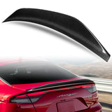 G-Style Rear Trunk Lip Duckbill Spoiler Wing For 2018-2023 KIA Stinger -Real Carbon Fiber