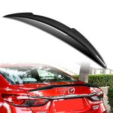 V-Style Rear Trunk Lip Duckbill Spoiler Wing For 2014-2017 Mazda 6 -Real Carbon Fiber