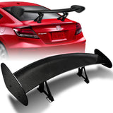 Type-4 GT-Style Adjustable Bracket Rear Trunk Lip Universal Spoiler Wing 51" -Real Carbon Fiber