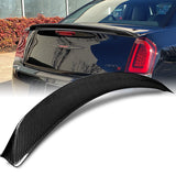 OE-Style Rear Trunk Lip Spoiler Wing For 2011-2023 Chrysler 300 / 300C / 300S -Real Carbon Fiber