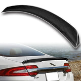 OE-Style Rear Trunk Lip Duckbill Spoiler Wing For 2009-2015 Jaguar XF Sedan -Real Carbon Fiber