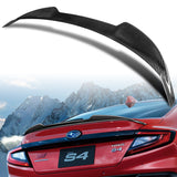 V-Style Rear Trunk Lip Duckbill Spoiler Wing For 2022-2024 Subaru WRX Sedan -Real Carbon Fiber