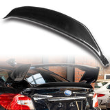 ST-Style Rear Trunk Lip Duckbill Spoiler Wing For 2015-2021 Subaru WRX STI Sedan -Real Carbon Fiber