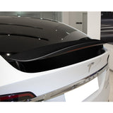 For 2016-2022 Tesla Model X OE-Style Matte Carbon Fiber Rear Trunk Spoiler Wing