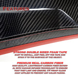 For 2016-2022 Tesla Model X OE-Style 100% Real Carbon Fiber Rear Trunk Spoiler Wing