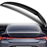 OE-Style Rear Trunk Lip Duckbill Spoiler Wing For 2021-2023 Hyundai Elantra -Real Carbon Fiber