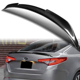 V-Style Rear Trunk Lip Duckbill Spoiler Wing For 2011-2013 Kia Optima K5 -Real Carbon Fiber