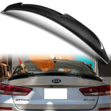 V-Style Rear Trunk Lip Duckbill Spoiler Wing For 2016-2020 Kia Optima K5 -Real Carbon Fiber