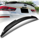 V-Style Rear Trunk Lip Duckbill Spoiler Wing For 2016-2020 Kia Optima K5 -Real Carbon Fiber