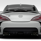 OE-Style Rear Trunk Lip Duckbill Spoiler Wing For 2010-2016 Hyundai Genesis Coupe 2-DR -Real Carbon Fiber