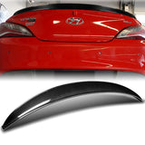 OE-Style Rear Trunk Lip Duckbill Spoiler Wing For 2010-2016 Hyundai Genesis Coupe 2-DR -Real Carbon Fiber