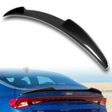 V-Style Rear Trunk Lip Duckbill Spoiler Wing For 2021-2023 Kia Optima K5 -Real Carbon Fiber