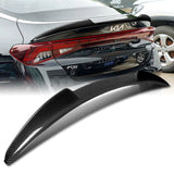 V-Style Rear Trunk Lip Duckbill Spoiler Wing For 2021-2023 Kia Optima K5 -Real Carbon Fiber