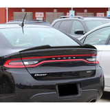 V-Style Rear Trunk Lip Duckbill Spoiler Wing For 2013-2016 Dodge Dart Sedan -Real Carbon Fiber