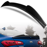 V-Style Rear Trunk Lip Spoiler Wing For 2014-2016 Kia Forte Koup Coupe 2-DR -Real Carbon Fiber