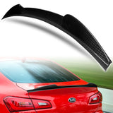 V-Style Rear Trunk Lip Spoiler Wing For 2014-2016 Kia Forte Koup Coupe 2-DR -Real Carbon Fiber