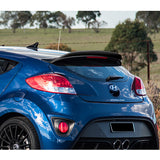 STP-Style Rear Trunk Lip Spoiler Wing For 2013-2017 Hyundai Veloster Turbo -Real Carbon Fiber