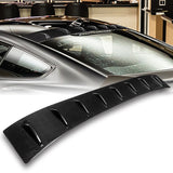 Real Carbon Fiber Rear Roof Vortex Generator Spoiler Wing For 2015-2023 Ford Mustang Coupe -Shark Fin Style