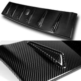 Real Carbon Fiber Rear Roof Vortex Generator Spoiler Wing For 2008-2015 Mitsubishi Lancer Evolution 10 W/Antenna Base -Shark Fin Style