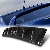 Real Carbon Fiber Rear Roof Vortex Generator Spoiler Wing For 2008-2015 Mitsubishi Lancer Evolution 10 W/Antenna Base -Shark Fin Style