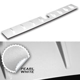 Pearl White Rear Roof Vortex Generator Spoiler Wing For 2022 2023 2024 Subaru WRX -Shark Fin Style