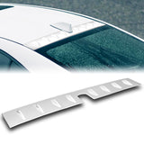 Pearl White Rear Roof Vortex Generator Spoiler Wing For 2022 2023 2024 Subaru WRX -Shark Fin Style