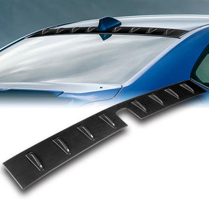 Carbon Fiber Painted Rear Roof Vortex Generator Spoiler Wing For 2022 2023 2024 Subaru WRX -Shark Fin Style