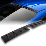 Matte Black Rear Roof Vortex Generator Spoiler Wing For 2022 2023 2024 Subaru BRZ / Toyota GR86 -Shark Fin Style