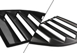 For 2008 - 2023 Dodge Challenger ABS Side Window Louvers Scoop Sun Shade Covers Vent -Black