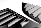 For 2008 - 2023 Dodge Challenger ABS Side Window Louvers Scoop Sun Shade Covers Vent -Black