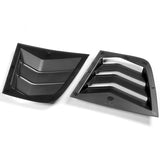 For 2011 - 2021 Dodge Charger ABS Side Window Louvers Scoop Sun Shade Covers Vent -Carbon Fiber Look