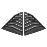 For 2016 - 2021 Chevrolet Camaro ABS Side Window Louvers Scoop Sun Shade Covers Vent -Carbon Fiber Look